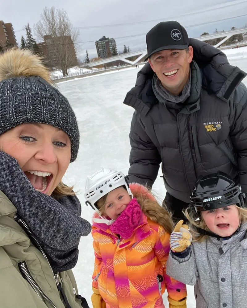 Beverley Mitchell Snow Winter Instagram