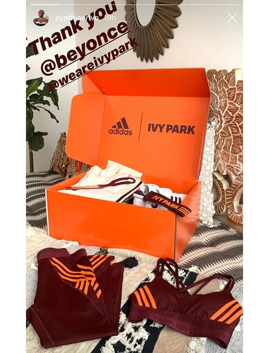 Celebs Gifted Ivy Park By Beyonce - Cynthia Erivo