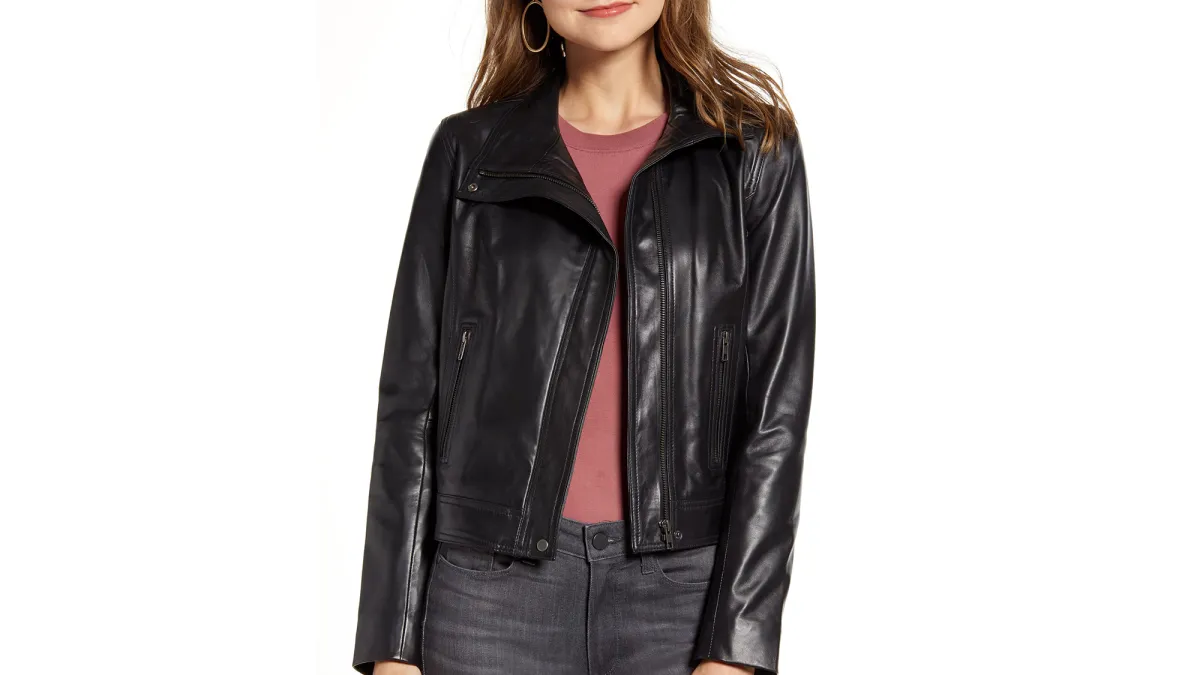 Chelsea 28 Leather Moto Jacket