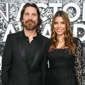 Christian Bale Makes Red Carpet Return With Wife Sibi Blazic at SAG Awards 2020