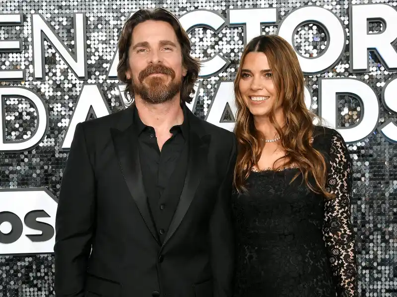 Christian Bale and Sibi Blazic PDA Through the Years SAG Awards 2020