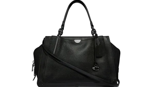 Coach Dreamer 36 Satchel in Polished Pebble Leather