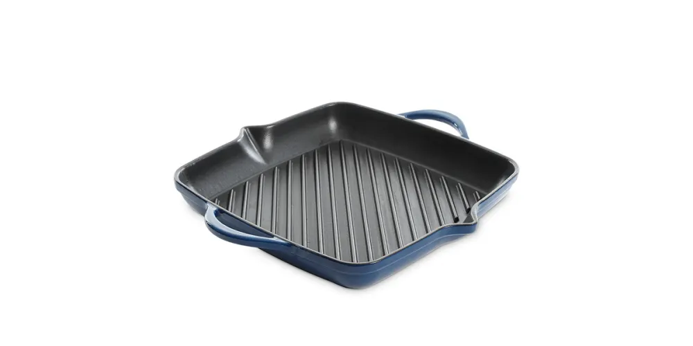 Cravings by Chrissy Teigen Enamel Cast Iron 12" Square Grill Pan