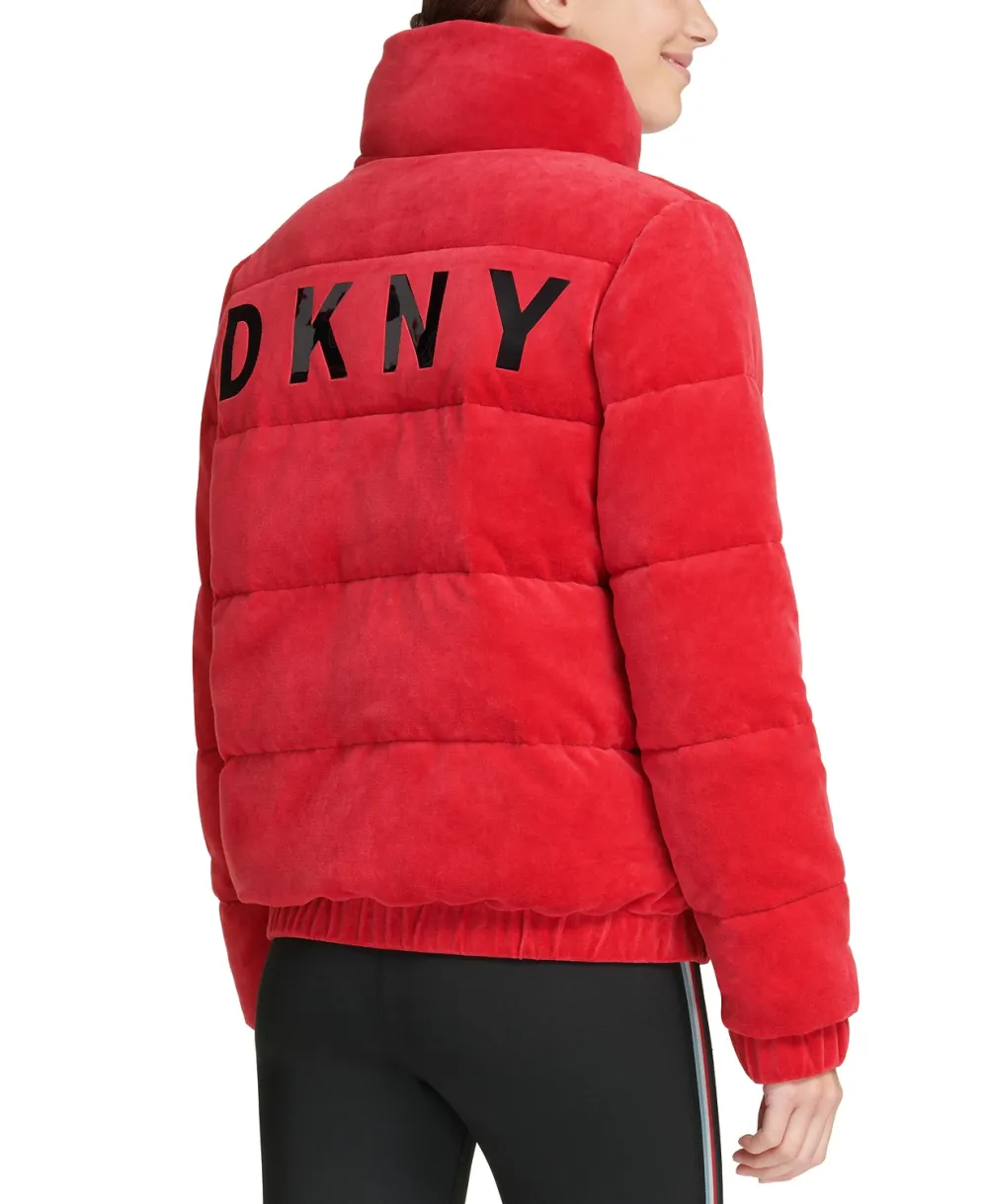 DKNY Sport Velour Puffer Jacket (Murano)