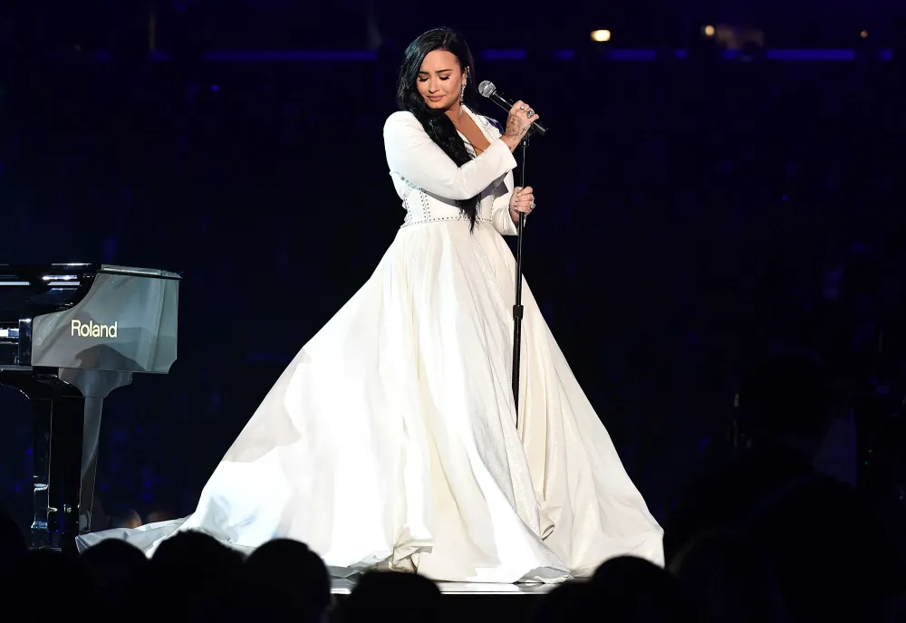 Demi Lovato Hits Grammys Stage in Comeback Performance Grammys 2020