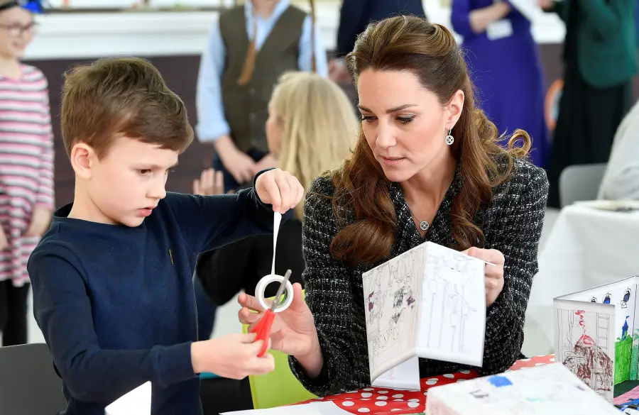Duchess Kate Middleton Gets Crafty at Children’s Hospital