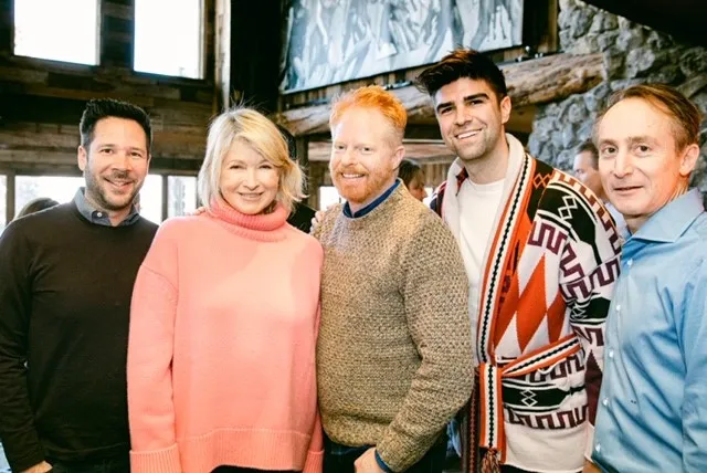 Eric Edge Martha Stewart Jesse Tyler Ferguson Justin Mikita friend