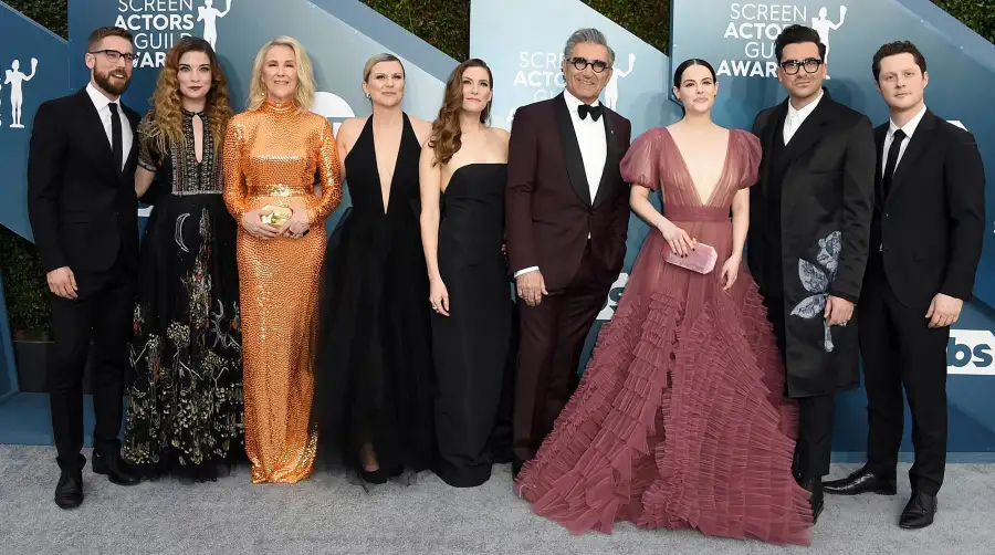 Eugene Levy Dan Levy Family Members SAG Awards 2020