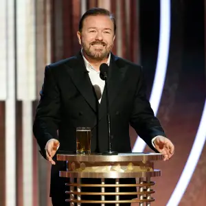 Golden Globes 2020 Host Ricky Gervais Nails Opening Monologue With Jokes About ‘Cats’ and Felicity Huffman