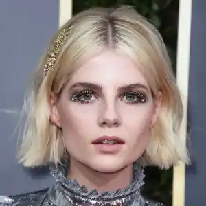 Golden Globes 2020 Makeup - Lucy Boynton