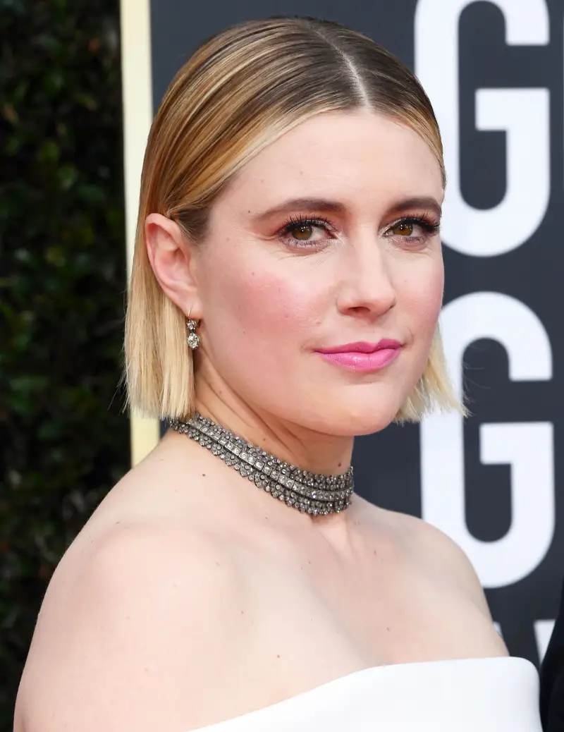 Greta Gerwig Best Hair and Makeup Golden Globes 2020