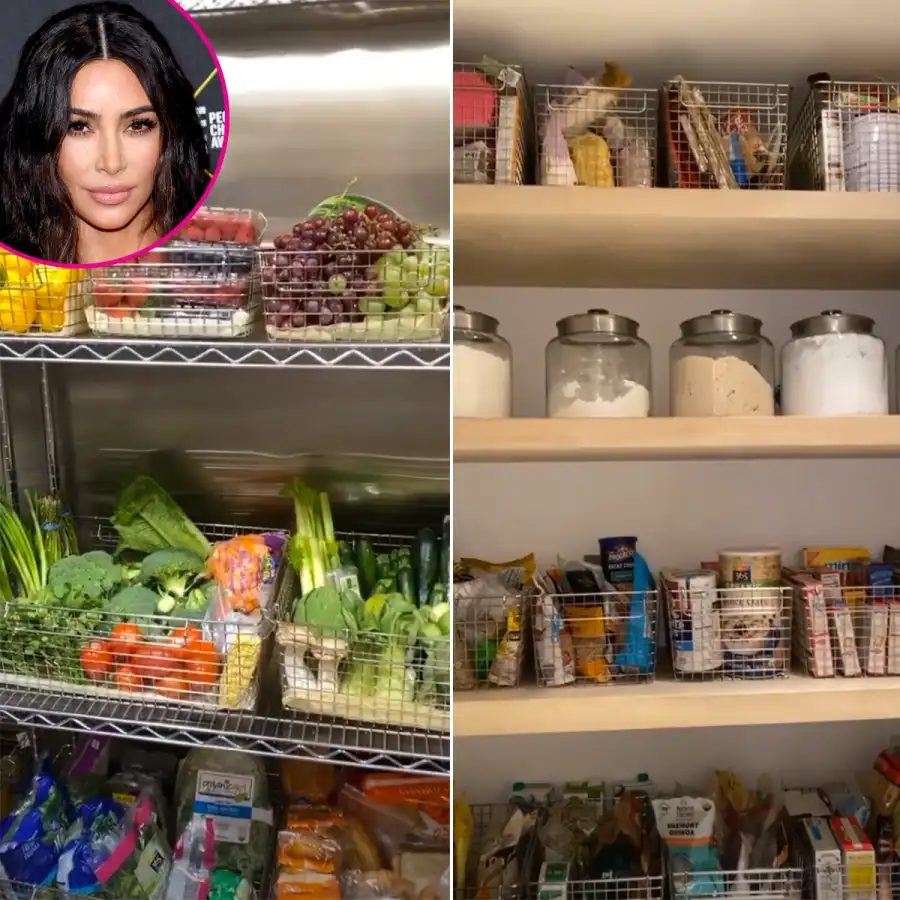 Inside-Kim-Karashian-kitchen-fridge-pantry