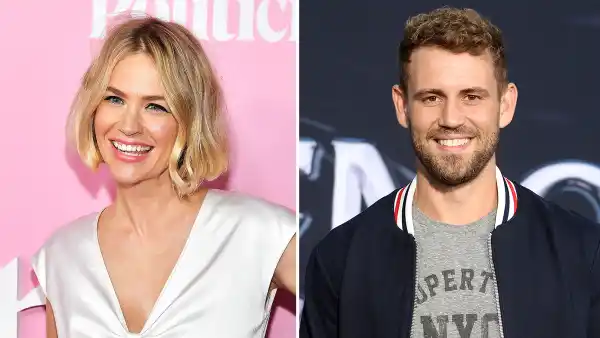 January Jones Recalls Nick Viall Sliding Into Her DMs