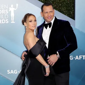 Jennifer Lopez and Alex Rodriguez Shine SAG Awards 2020
