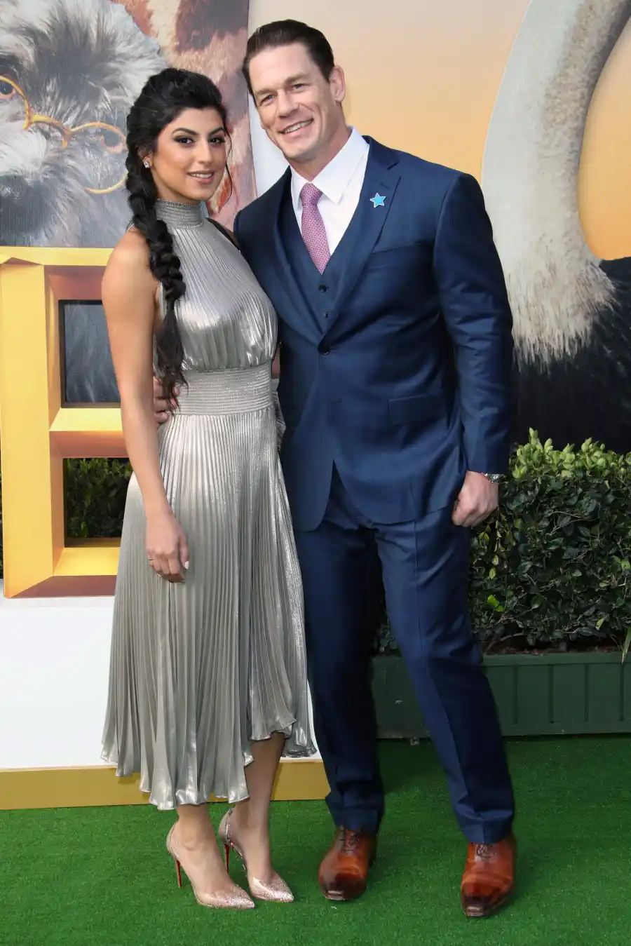 John Cena and His Girlfriend Shay Shariatzadeh Pack on the PDA at 'Doolittle' Film Premiere