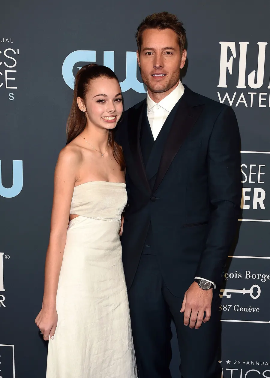 Justin Hartley and Isabella Justice Hartley Critic's Choice Awards 2020