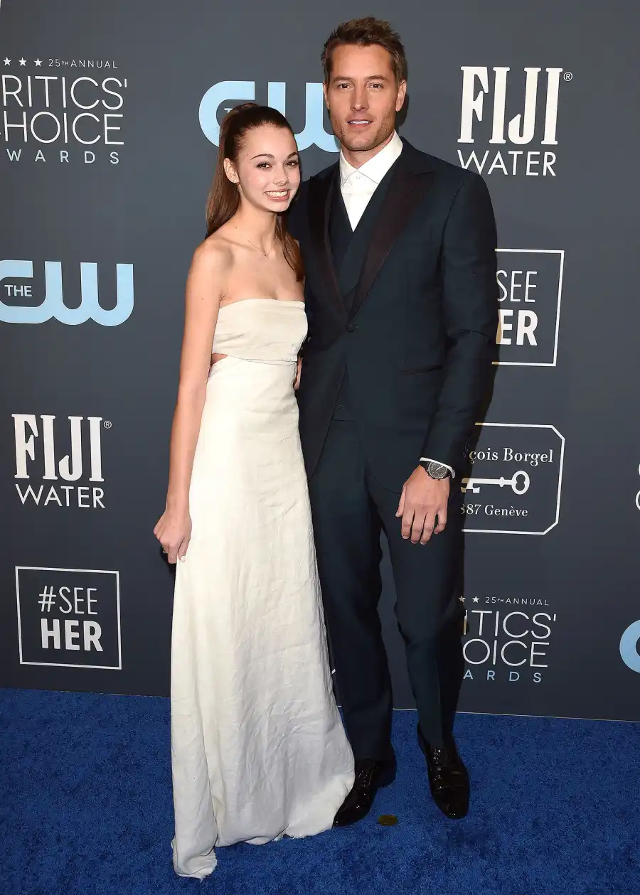 Justin Hartley and Isabella Justice Hartley Critic's Choice Awards 2020