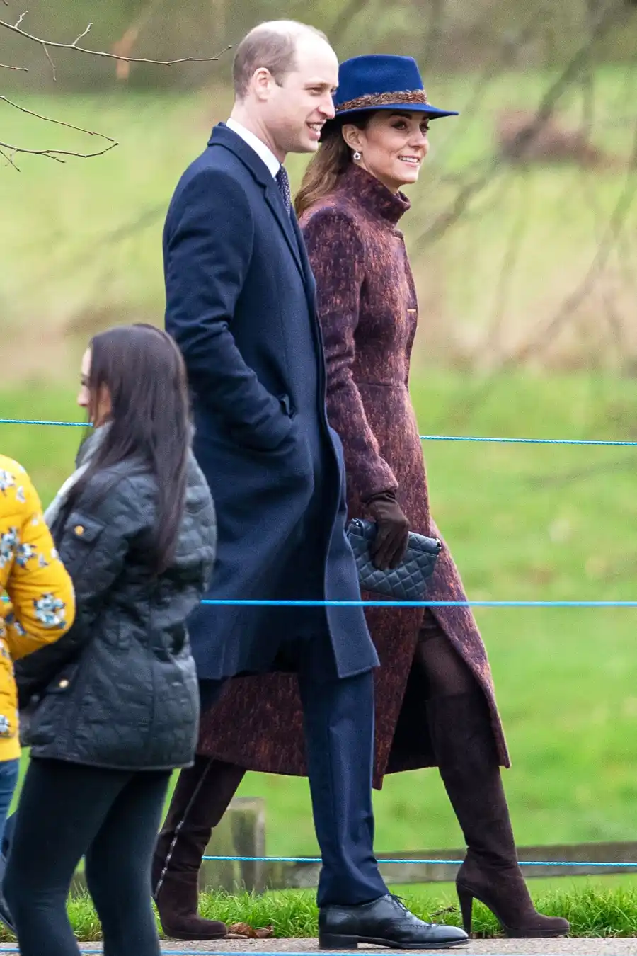 Kate Middleton Blue Fedora January 5, 2020