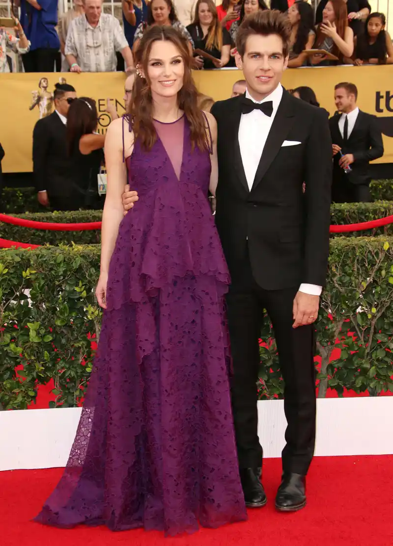 Keira Knightley and James Righton Pregnant Stars Show Baby Bumps at SAG Awards
