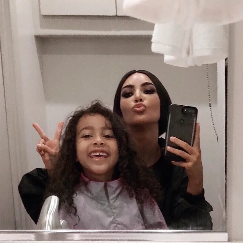 Kim Kardashian Admits She Chose North&rsquo;s Name With Jay Leno and Pharrell Williams' Help