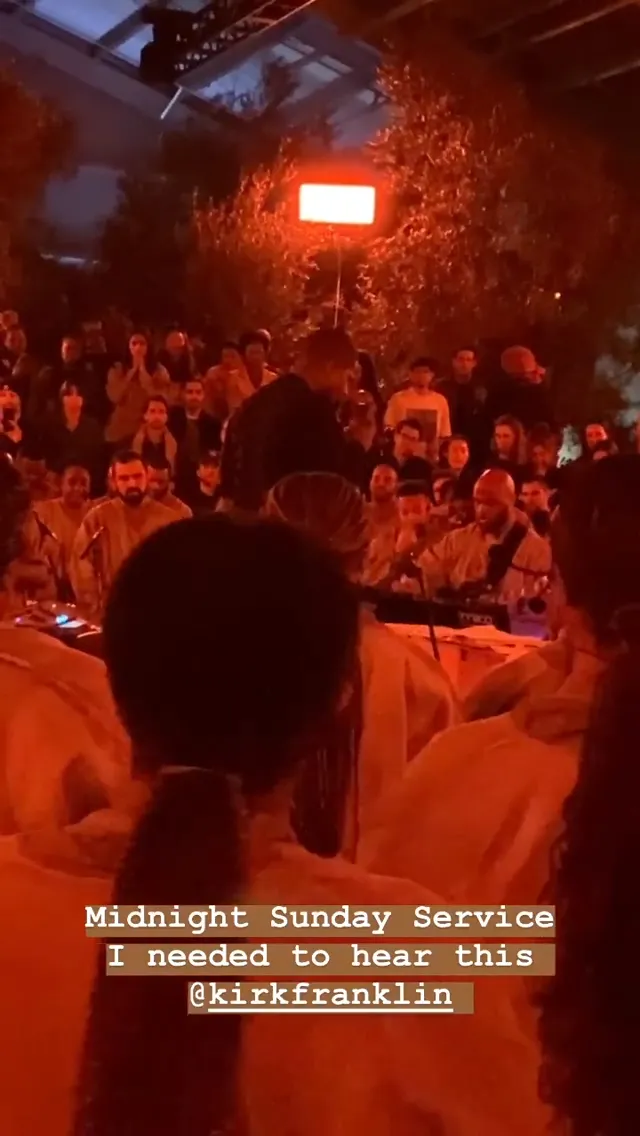 Kanye West Hosts Sunday Service at Midnight