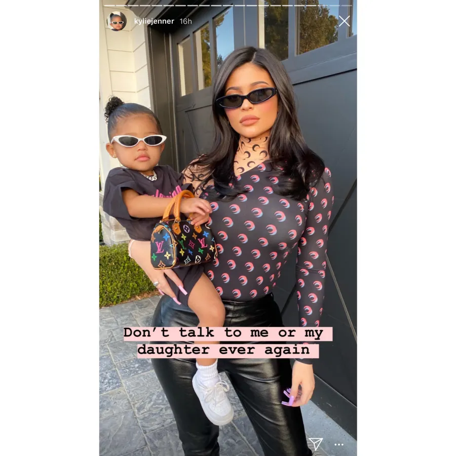 Kylie Jenner and Stormi Wear Matching Sunglasses