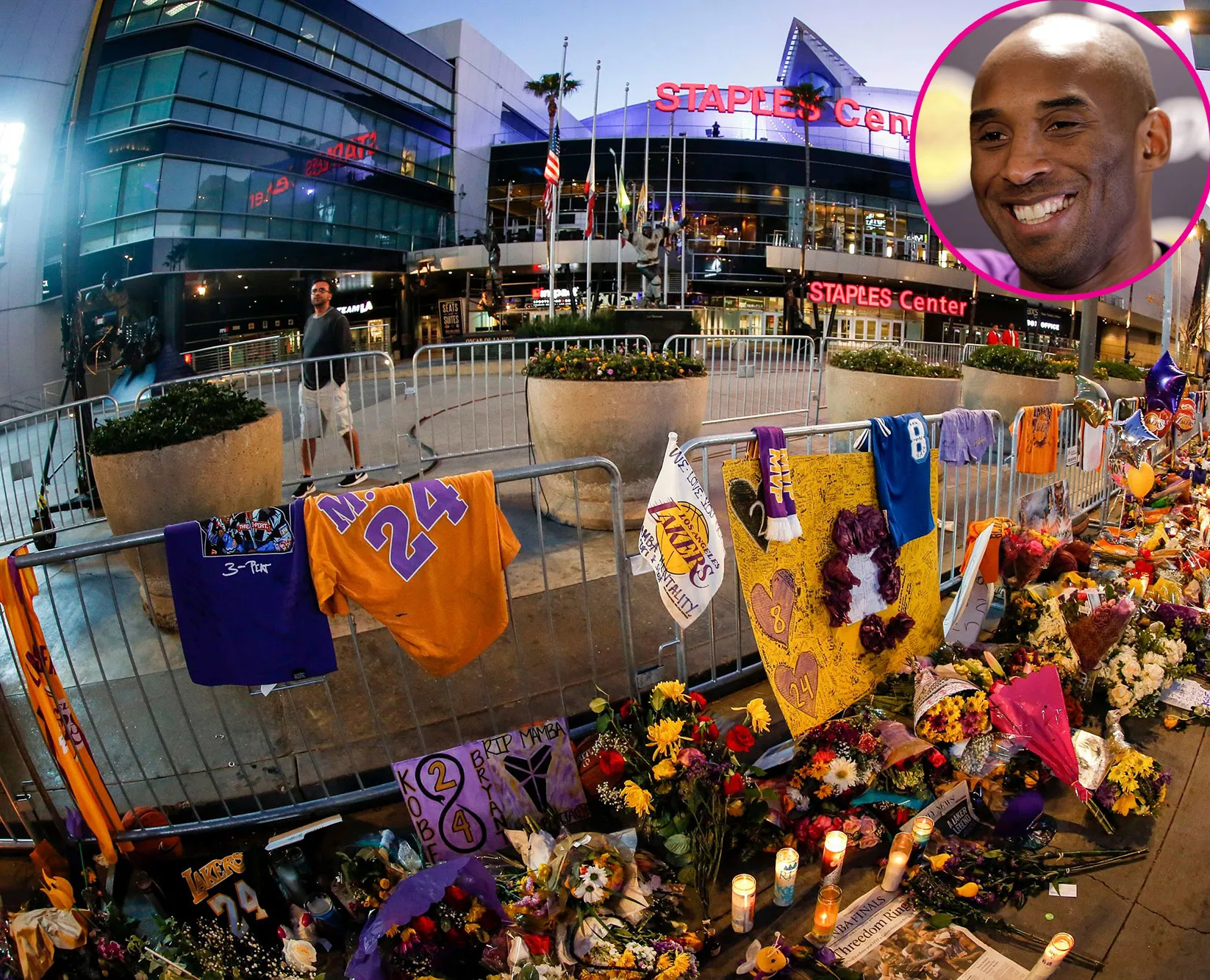 Lakers Play Their 1st Game Following the Death of Kobe Bryant