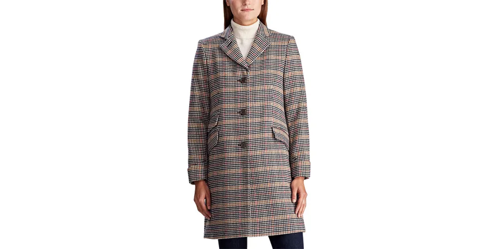 Lauren Ralph Lauren Single Breasted Reefer Coat