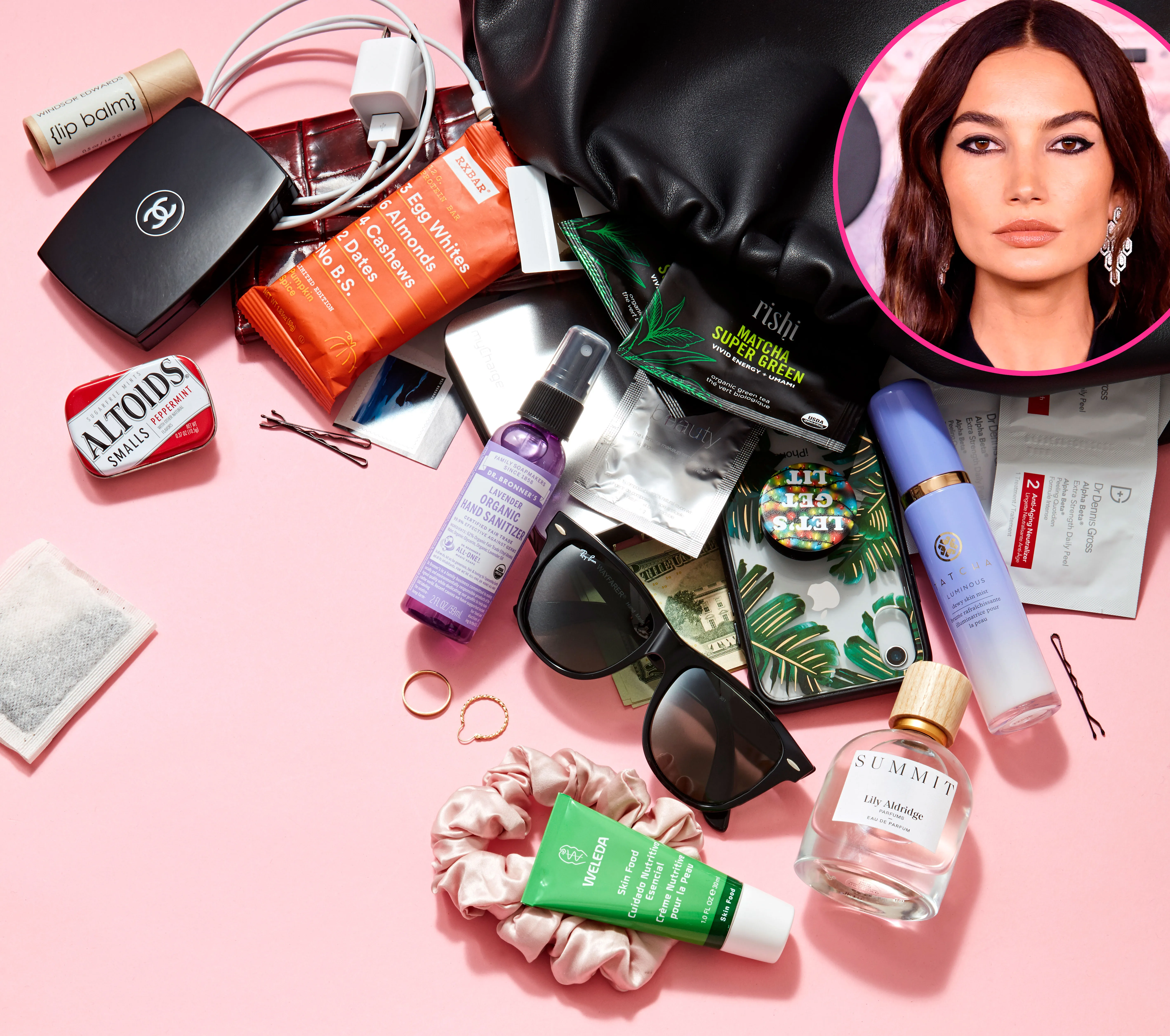 Lily Aldridge Whats in My Bag