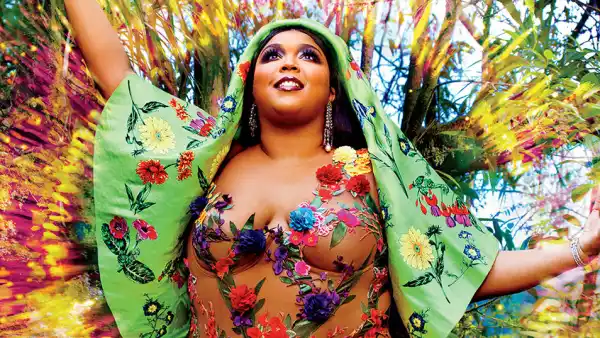 Lizzo Rolling Stone Floral Bodysuit
