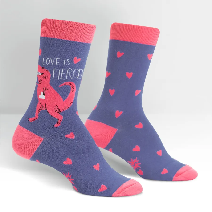 Love Is Fierce Crew Socks