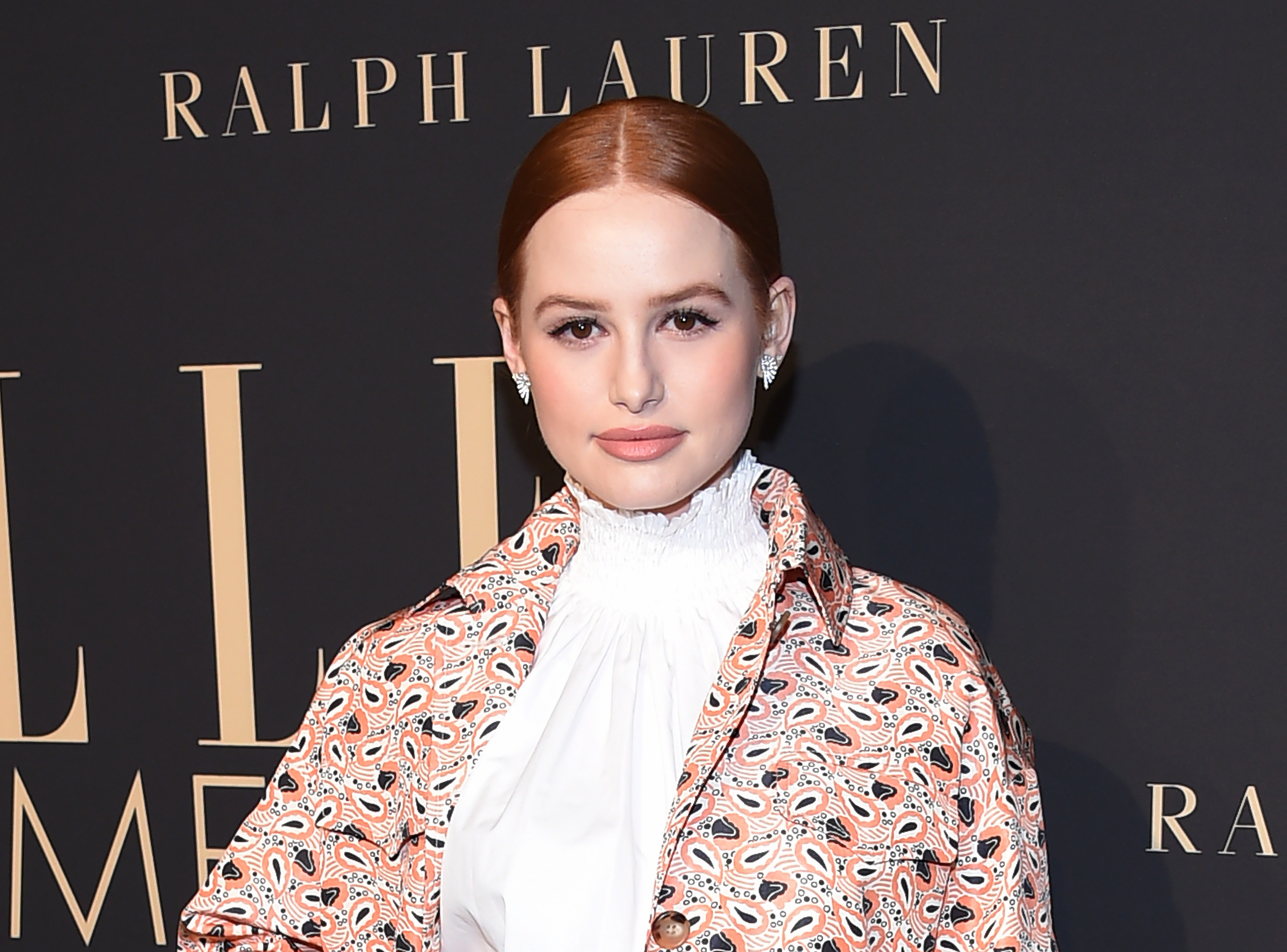 Madelaine Petsch arrives for the ELLE Women in Hollywood on October 14, 2019 in Westwood, CA.