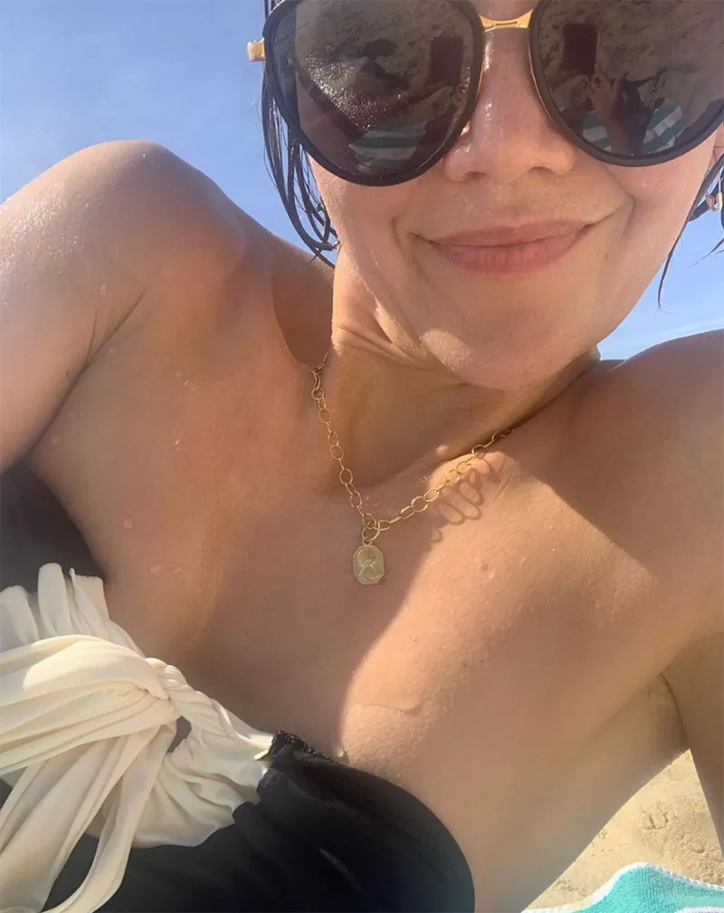 Maggie Gyllenhaal Swimsuit Instagram
