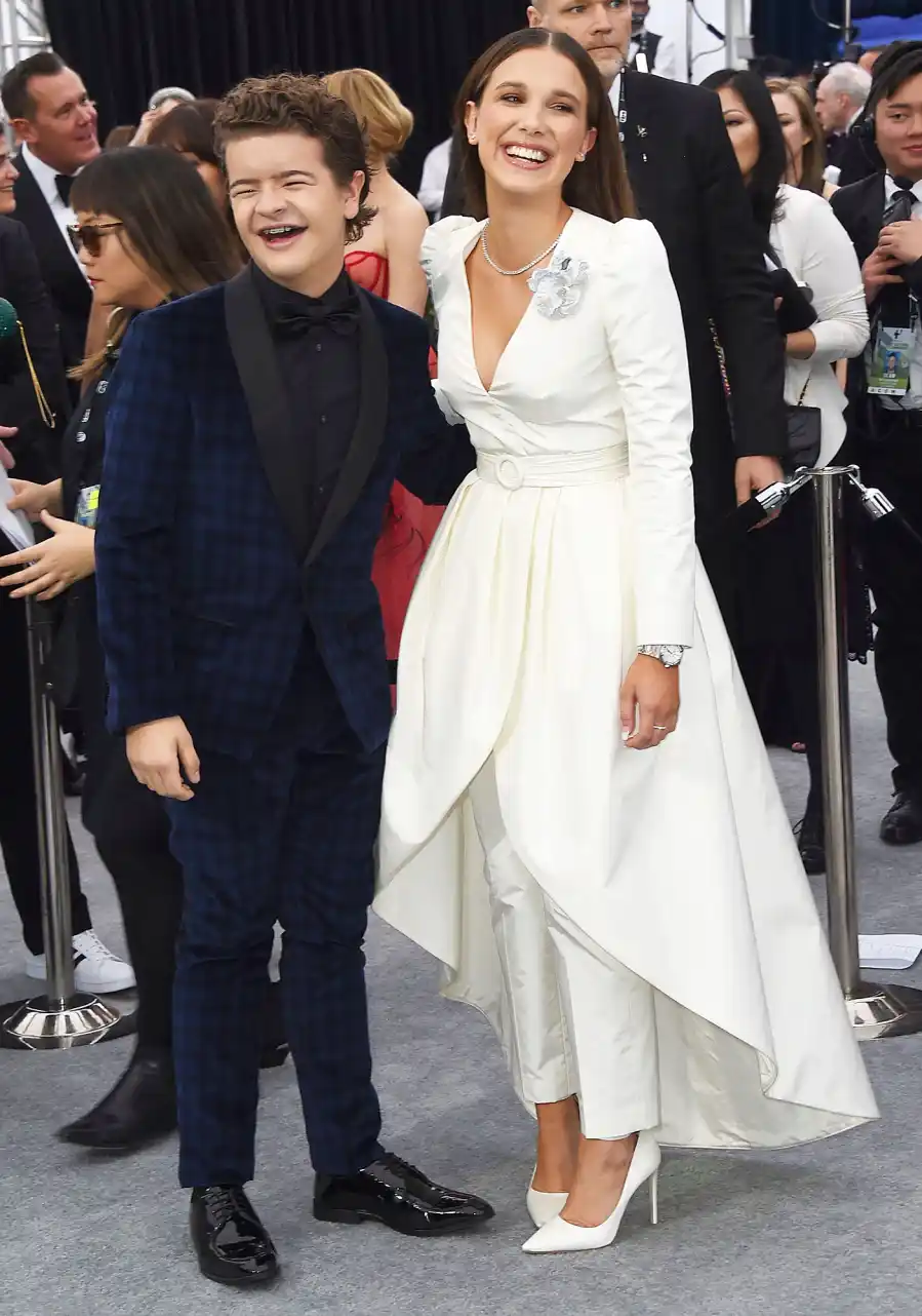 Millie Bobby Brown and Gaten Matarazzo Inside the SAG Awards 2020