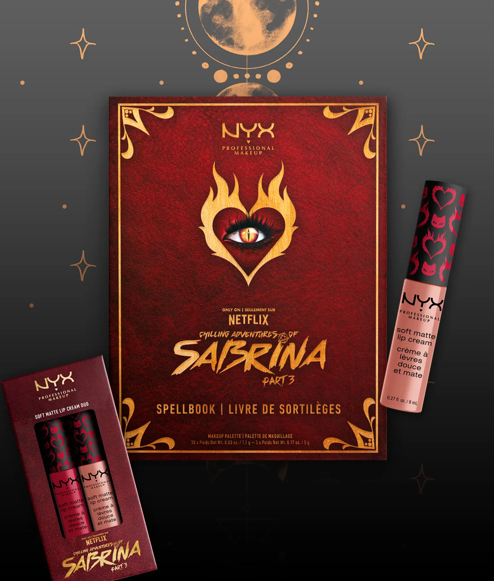 NYX x Chilling Aventures of Sabrina Makeup Collection