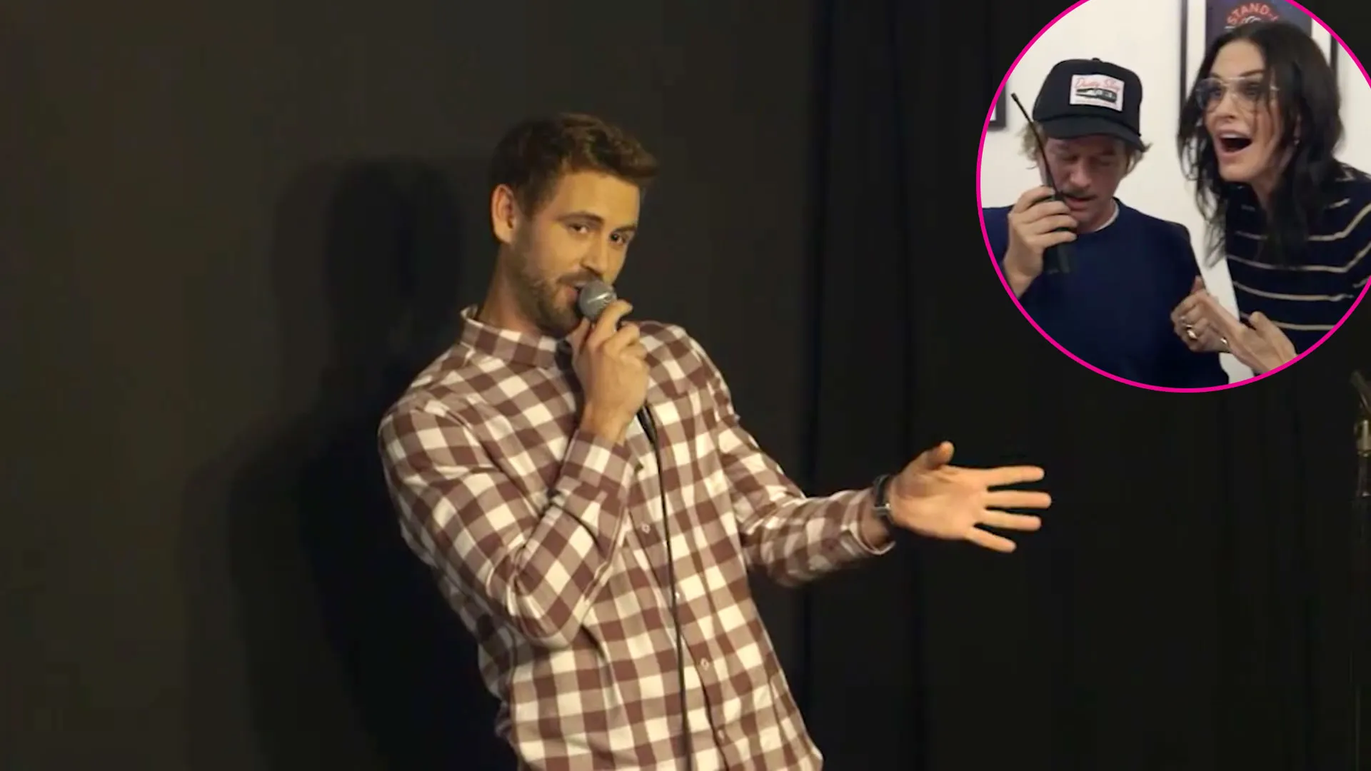 Nick Viall Skit With David Spade and Courteney Cox Help