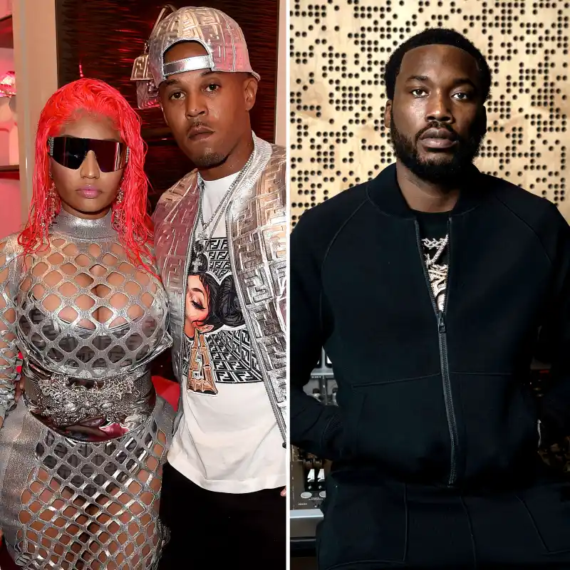 Nicki Minaj and Husband Kenneth Petty Get Into Heated Argument With Her Ex Meek Mill