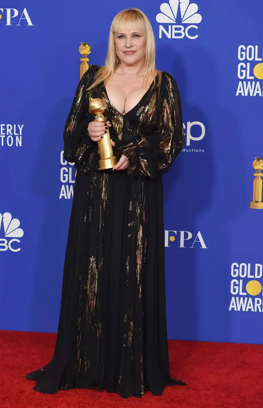 Patricia Arquette's Golden Globe Awards Looks - 2020