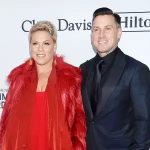Pink and Carey Hart Red Carpet Grammy