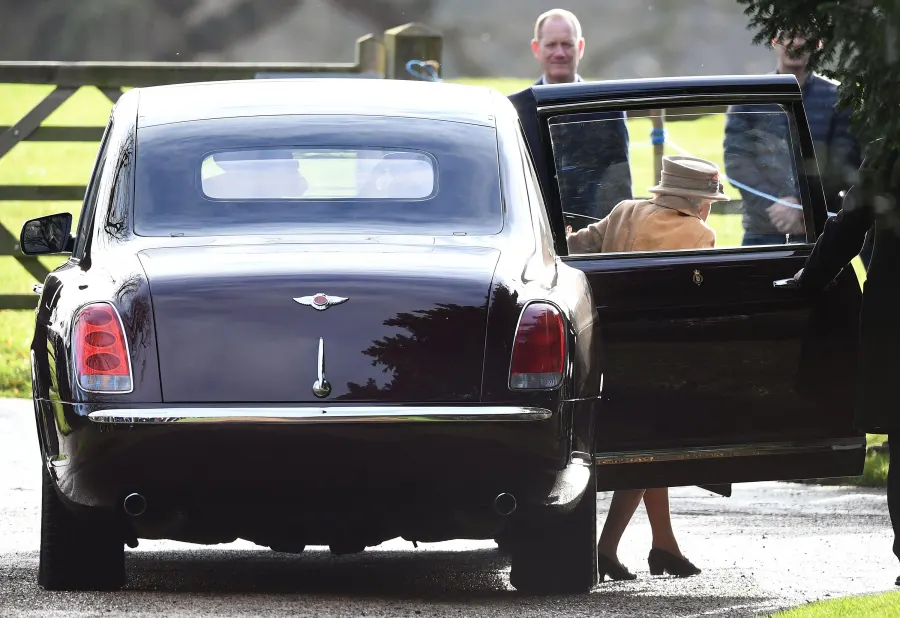 Queen Attends Sunday Service 1 Day Before Planned Meeting With Prince Harry, Prince Charles and Prince William