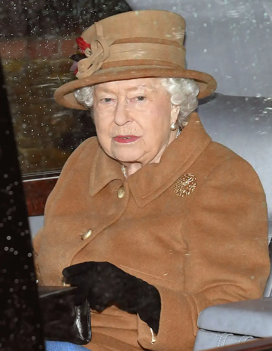 Queen Attends Sunday Service 1 Day Before Planned Meeting With Prince Harry, Prince Charles and Prince William