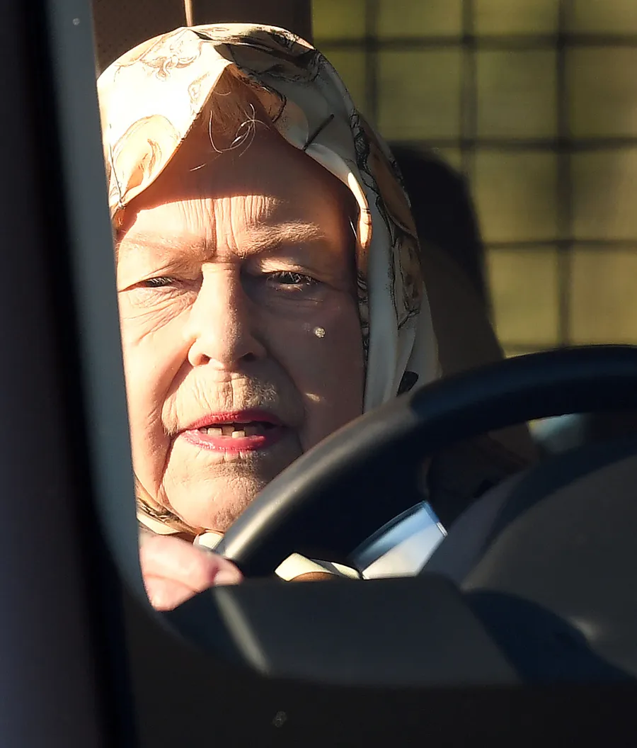 Queen Elizabeth II Goes for a Drive Amid Prince Harry and Duchess Meghan Drama