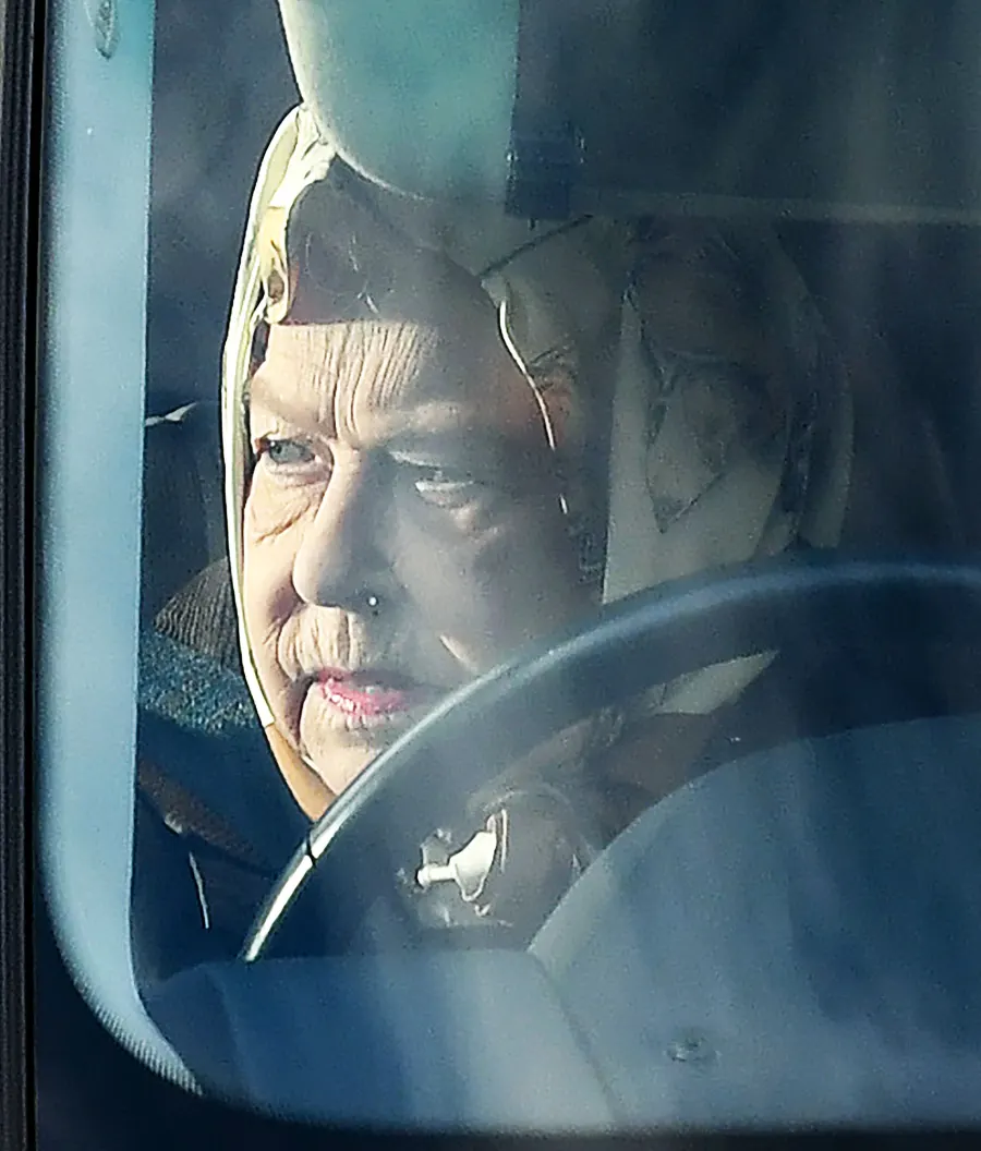 Queen Elizabeth II Goes for a Drive Amid Prince Harry and Duchess Meghan Drama