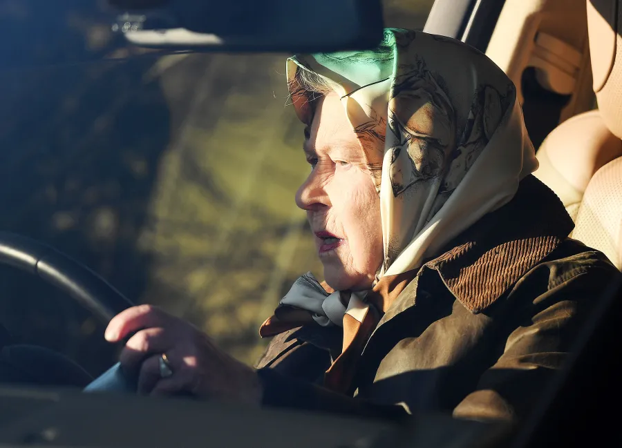 Queen Elizabeth II Goes for a Drive Amid Prince Harry and Duchess Meghan Drama