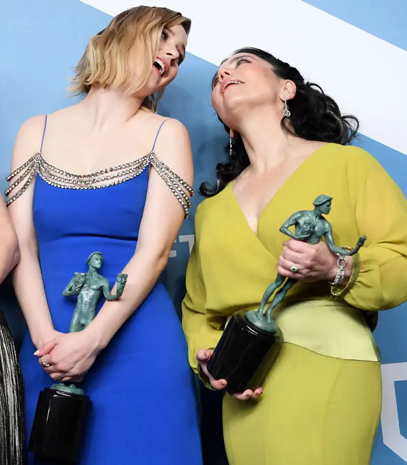 Rachel Brosnahan and Alex Borstein Inside the SAG Awards 2020