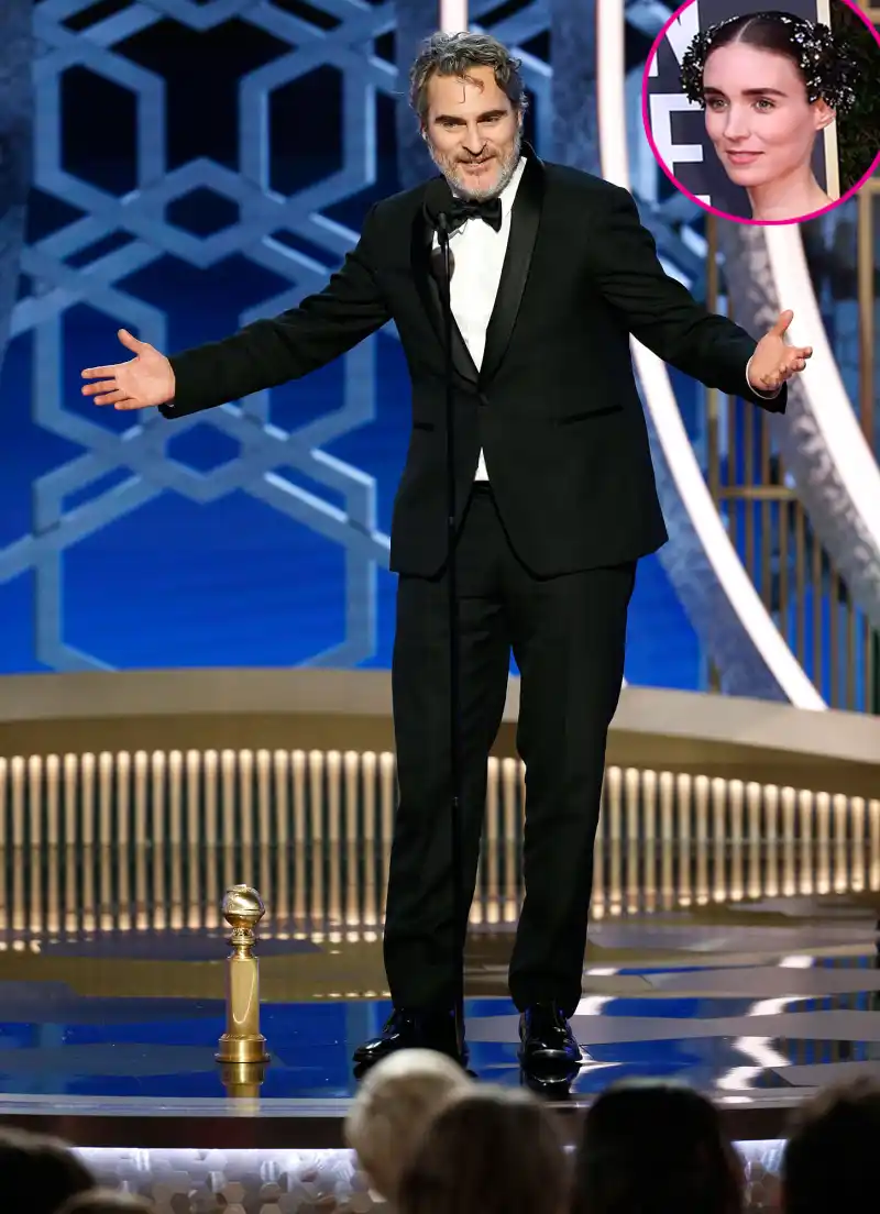 Joaquin Phoenix, Rooney Mara Award Show Golden Globes 2020
