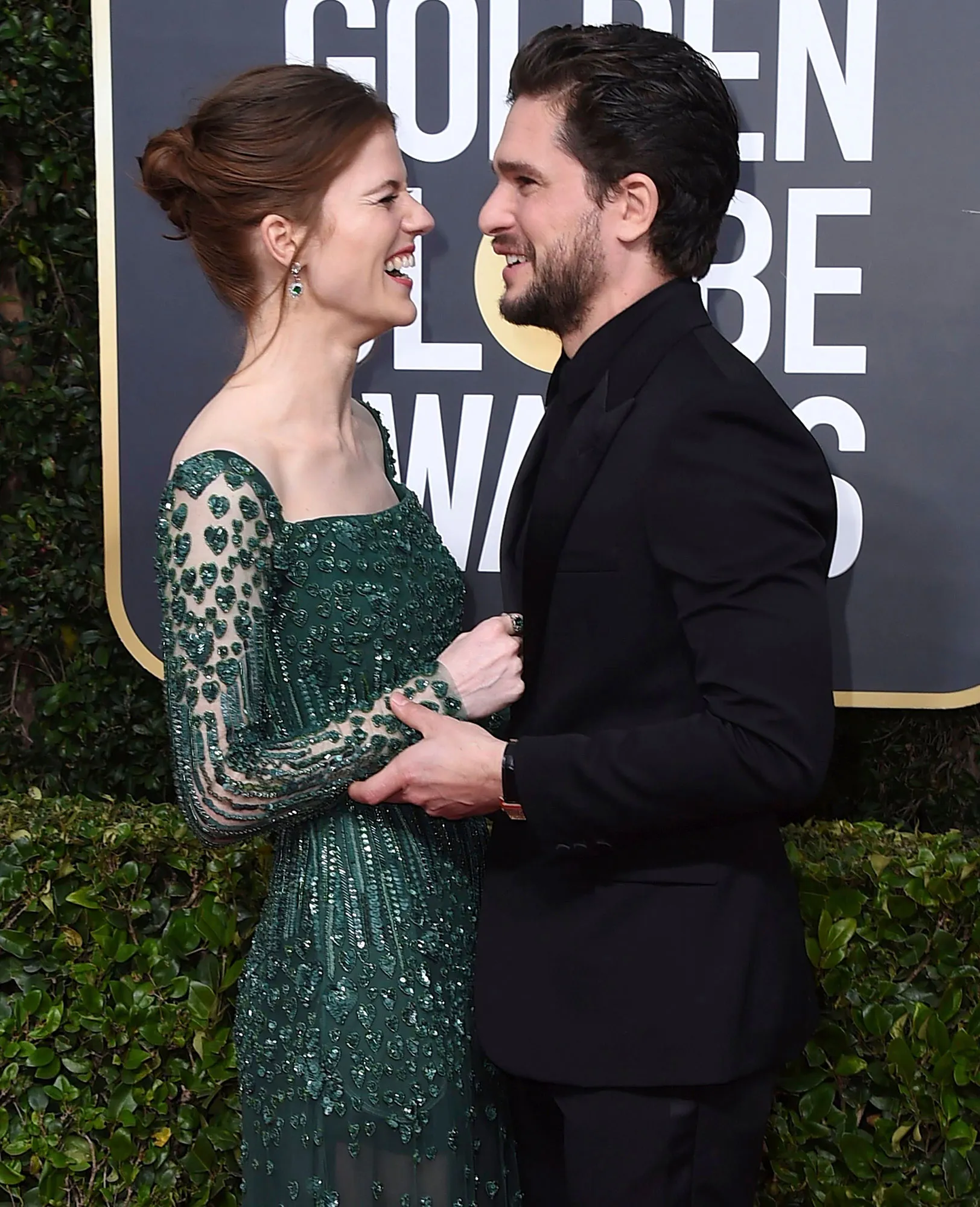 Rose Leslie and Kit Harington Date Night Golden Globes 2020