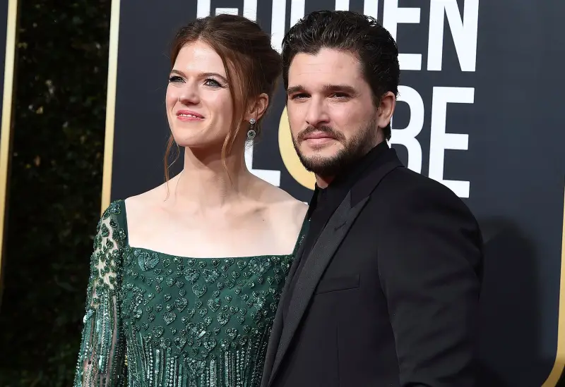 Rose Leslie and Kit Harington Date Night Golden Globes 2020