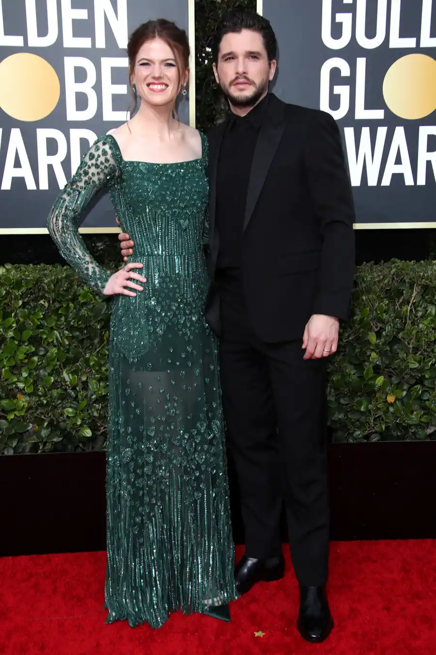Rose Leslie and Kit Harington Date Night Golden Globes 2020