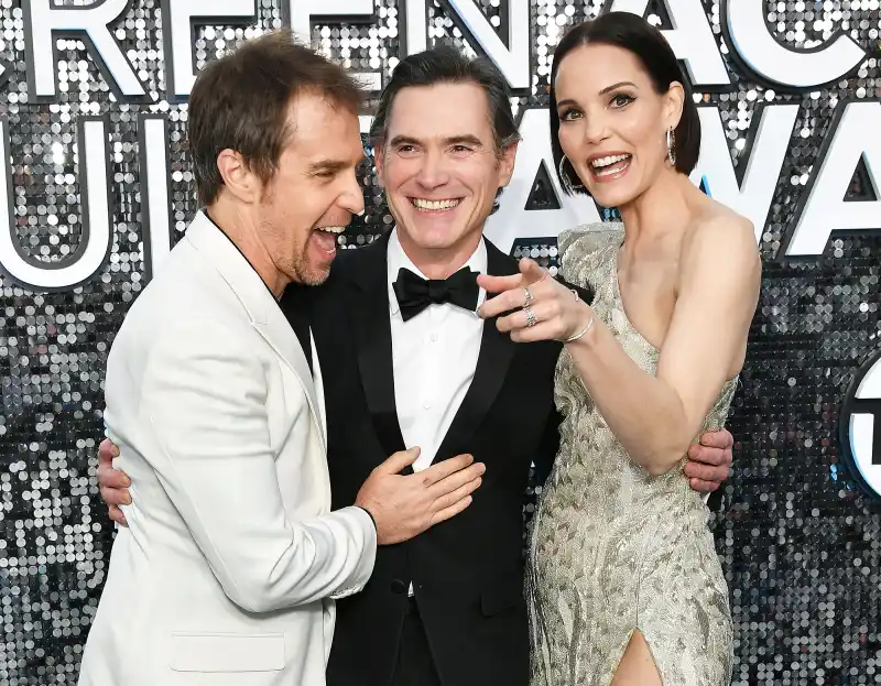 Sam Rockwell Billy Crudup and Leslie Bibb Inside the SAG Awards 2020